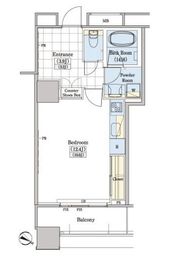 レジディアタワー上池袋 タワー棟 313 間取り図