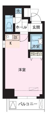 レジディア大井町 402 間取り図