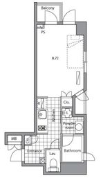 レジディア目白2 203 間取り図