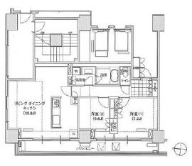 ブリリアイスト東雲キャナルコート 502 間取り図