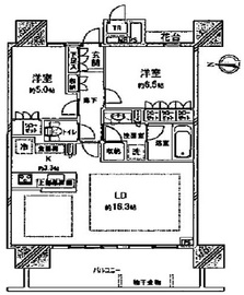 THE TOYOSU TOWER 20階 間取り図