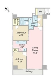 日本橋三越前アムフラット壱番館 5階 間取り図