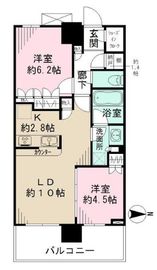 浅草タワー 28階 間取り図