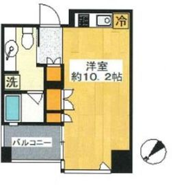ザ・タワー芝浦 8階 間取り図
