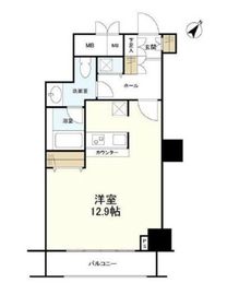 クローバー六本木 3階 間取り図