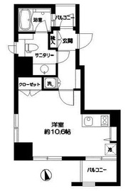 CATS原宿 (キャッツ原宿) 1001 間取り図