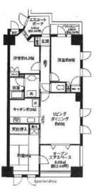 グランシティ勝どきアーバンオアシス 7階 間取り図