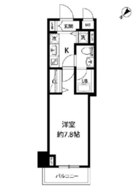 ルクレ日本橋馬喰町 204 間取り図