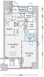 MFPRコート赤坂見附 205 間取り図