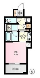 プライア渋谷 2階 間取り図