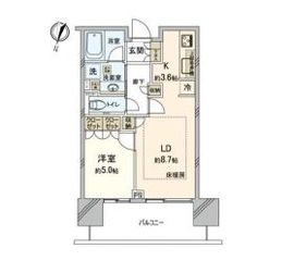 二子玉川ライズタワー 3階 間取り図