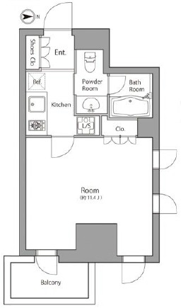 KWレジデンス麹町 404 間取り図