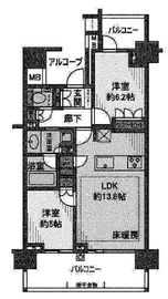 グランドメゾン神楽坂 11階 間取り図