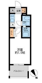 アーデン門前仲町 308 間取り図