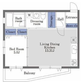 ドゥーエ代々木 202 間取り図