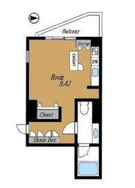 フリーディオ西麻布 11階 間取り図