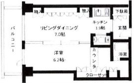 アクシア麻布 14階 間取り図