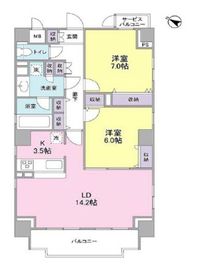 ヴェルデュール本郷壱番館 501 間取り図