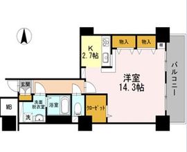 品川シーサイドビュータワー1 2202 間取り図