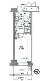 MFPRコート木場公園 1107 間取り図