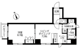 ROPPONGI SEVEN 503 間取り図