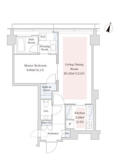 ラ・トゥール青葉台 2204 間取り図