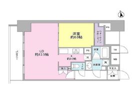 スタイリオ品川中延 313 間取り図