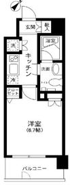 プライムアーバン田町 703 間取り図