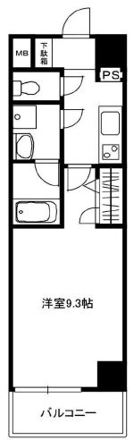 エルミタージュ原宿 102 間取り図