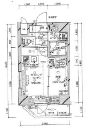 ステージグランデ早稲田 1階 間取り図