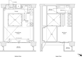 アルテシモリーノ 801 間取り図