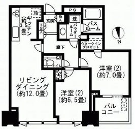 シティタワーズ豊洲ザ・シンボル 17階 間取り図