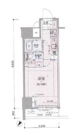 リヴシティ日本橋ネクステシア 9階 間取り図