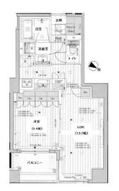 アイディーコート日本橋浜町 2階 間取り図