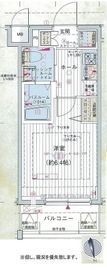 エステムプラザ品川大崎駅前レジデンシャル 1202 間取り図