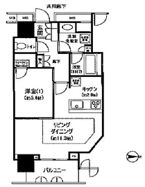 パークハウス清澄白河タワー 19階 間取り図
