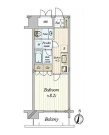 イーストコモンズ清澄白河パークフラッツ 3階 間取り図