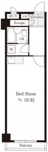 コンフォート麻布 6階 間取り図