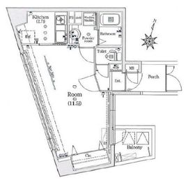 メイクスデザイン渋谷神泉 5階 間取り図