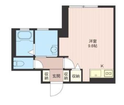 マストライフ目黒南 806 間取り図