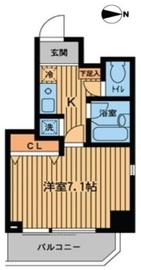 レジデンス西新宿スクエア 304 間取り図