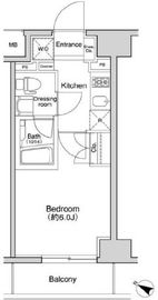 プラウドフラット森下 102 間取り図