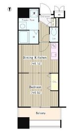 クレアールフレスカ 1210 間取り図