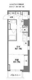 コスモグラシア清澄白河 603 間取り図