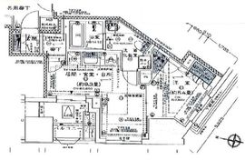 プラウド市谷柳町 3階 間取り図