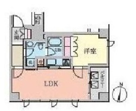 蒼映パーク原宿 402 間取り図