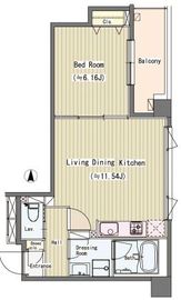 プラムコート東中野 108 間取り図