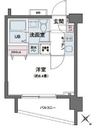 エコロジー都立大学レジデンス 214 間取り図