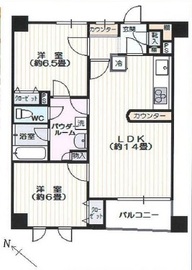 グランシティ日本橋浜町公園 5階 間取り図