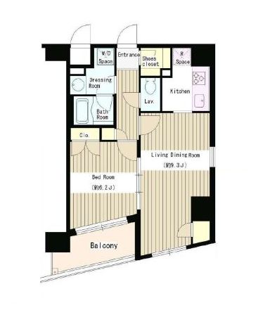 ステラメゾン茗荷谷 1401 間取り図